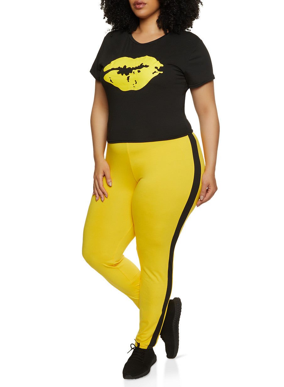 Plus Size Lip Graphic Tee sold by Rainbow product image thumbnail 2