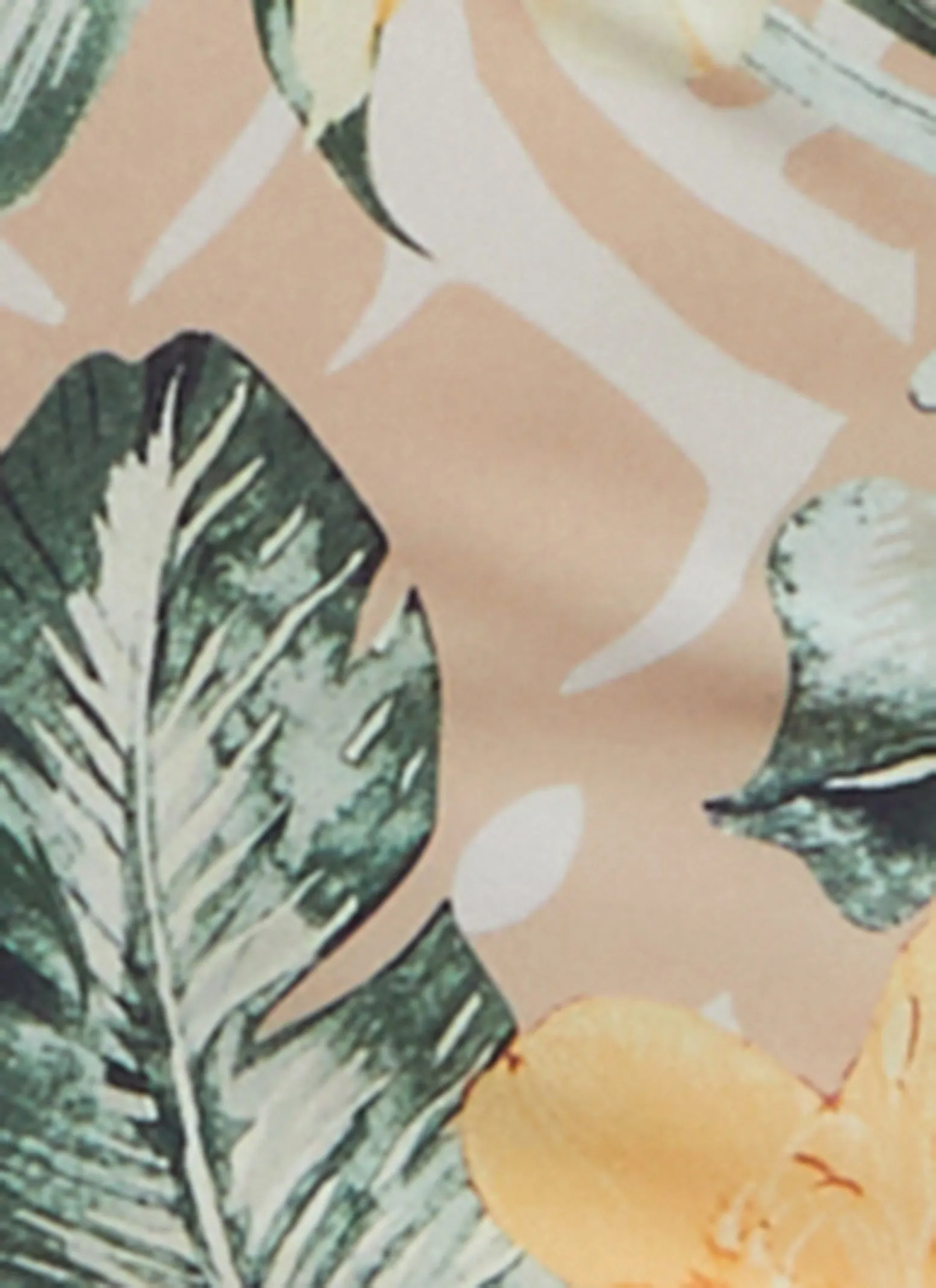 Haute Monde Tropical Print Criss Cross Tie Back Romper sold by Rainbow product image thumbnail 4