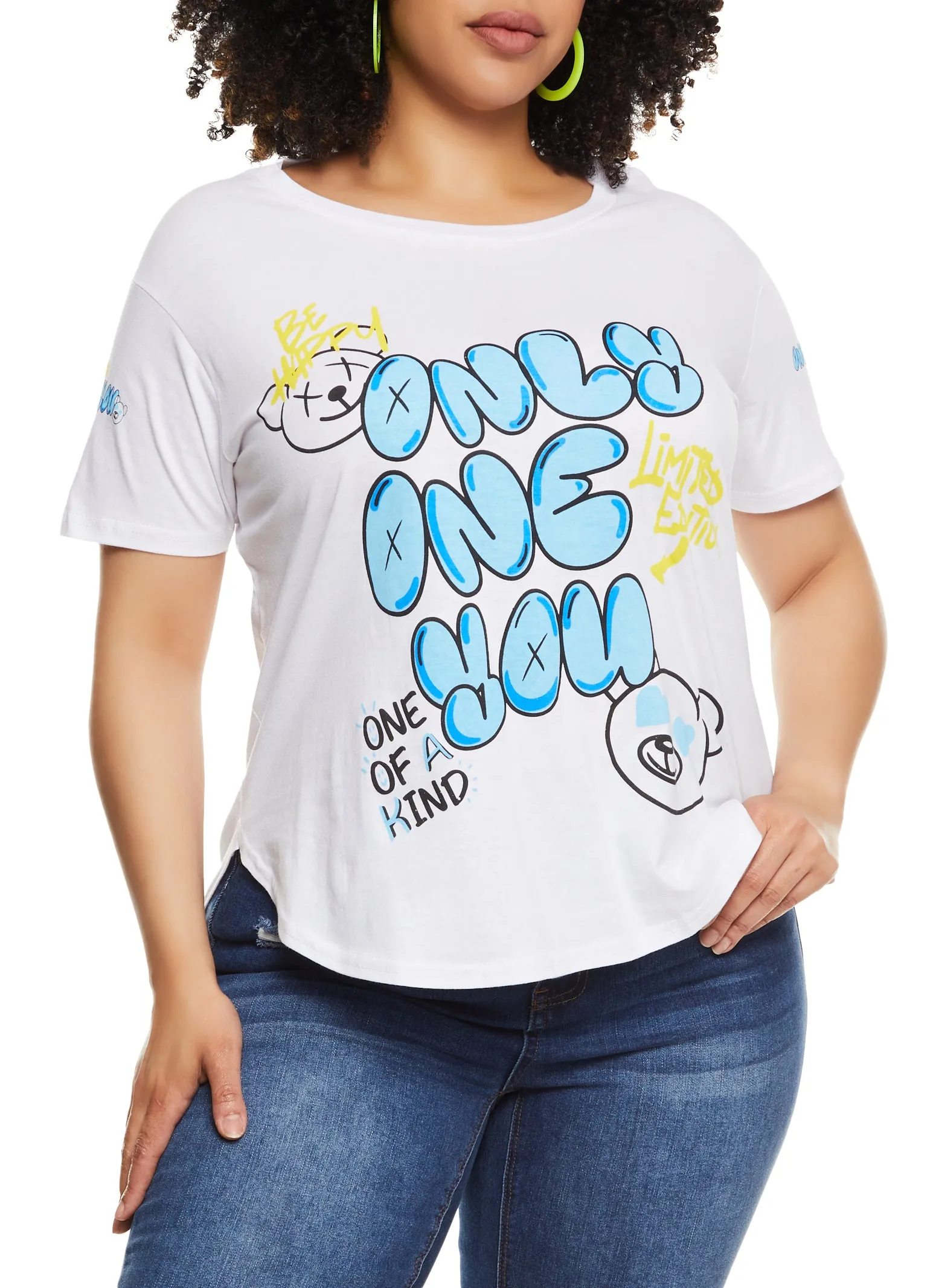 Plus Size Only One You Graphic T Shirt sold by Rainbow