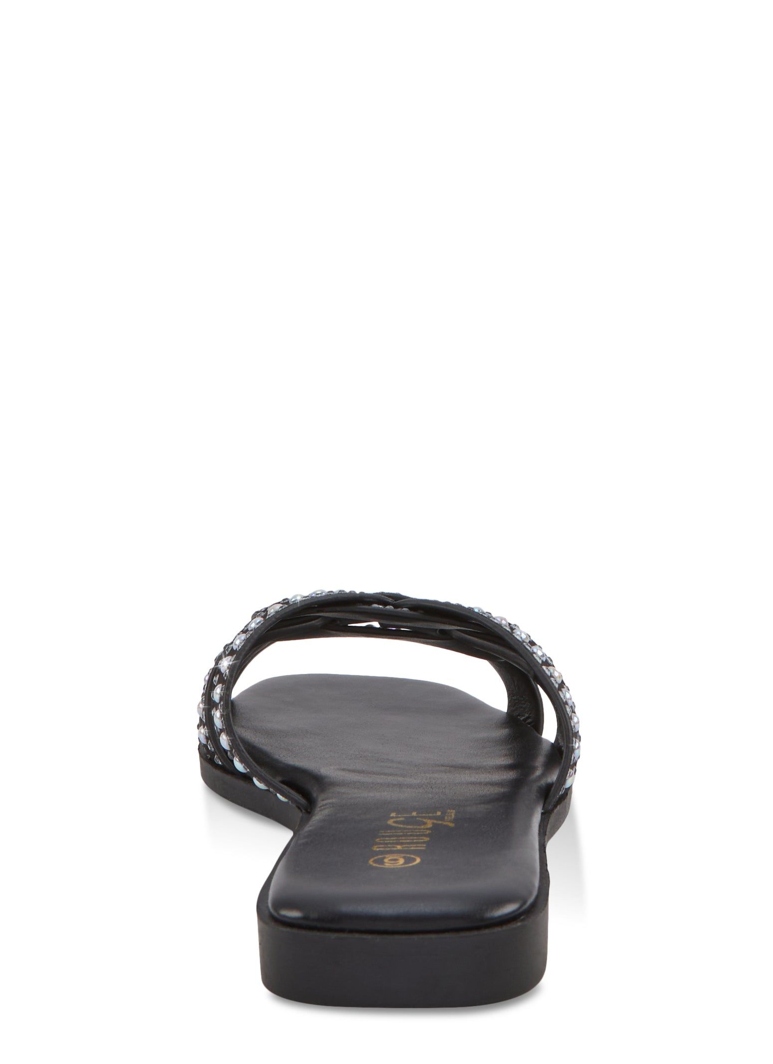 Rhinestone Studded Band Slide Sandals sold by Rainbow product image thumbnail 3