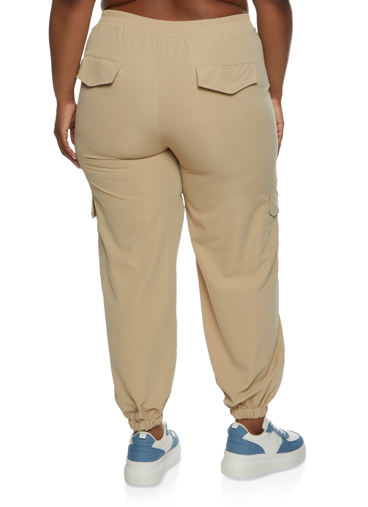 Plus Size High Waisted Cargo Pants sold by Rainbow product image thumbnail 2