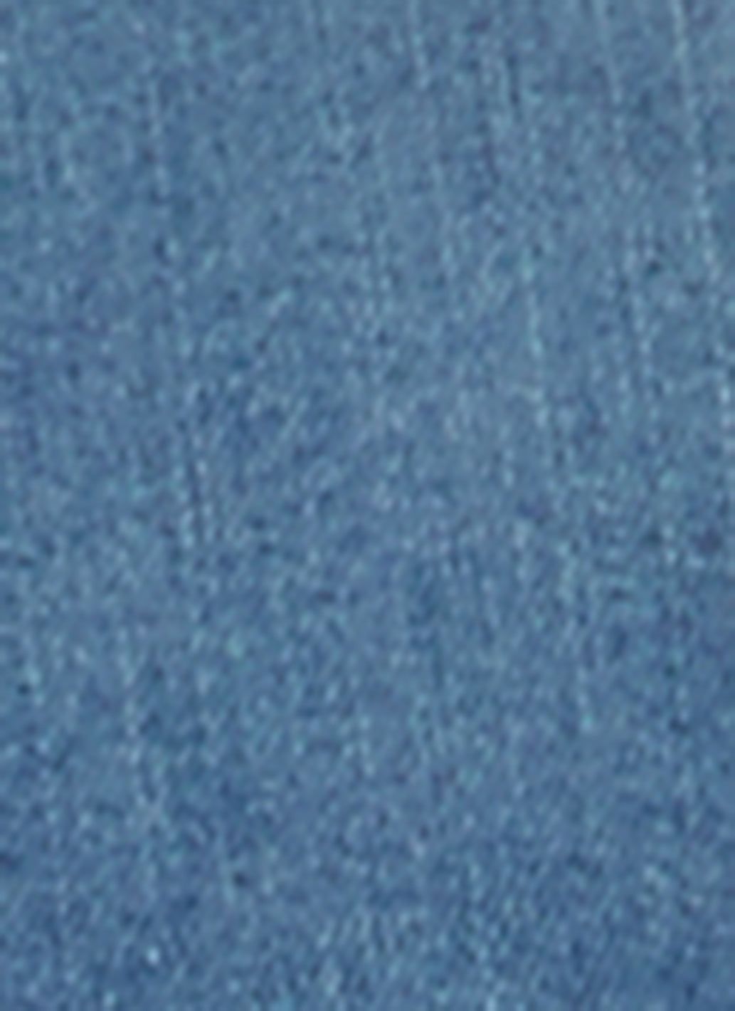 Open Front Cropped Denim Jacket sold by Rainbow product image thumbnail 3