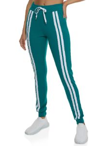 Varsity Stripe Detail Joggers sold by Rainbow