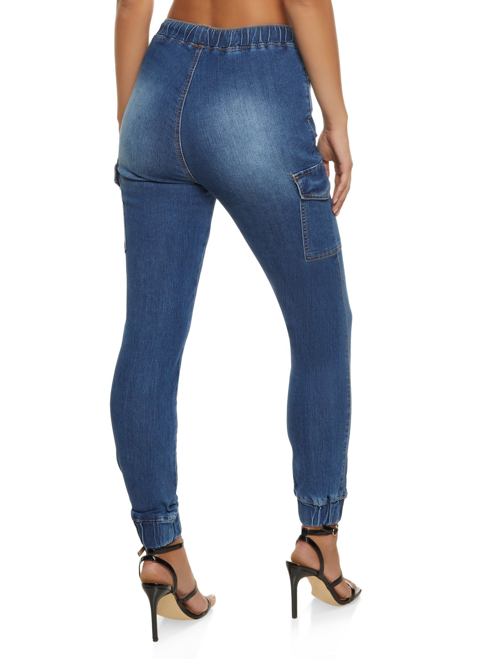 Denim Cargo Joggers sold by Rainbow product image thumbnail 2