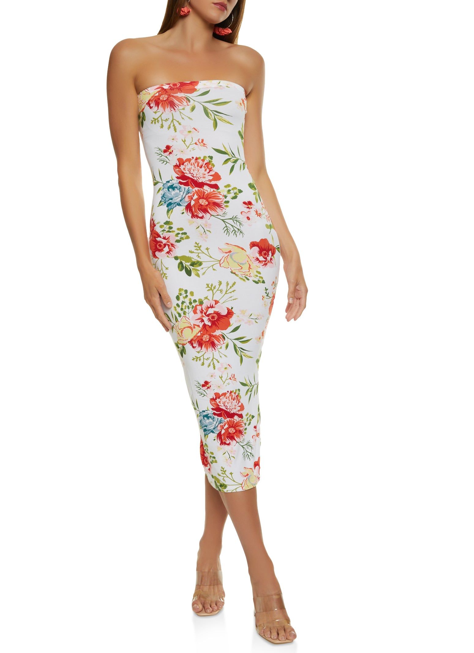 Floral Midi Tube Dress sold by Rainbow product image thumbnail 2