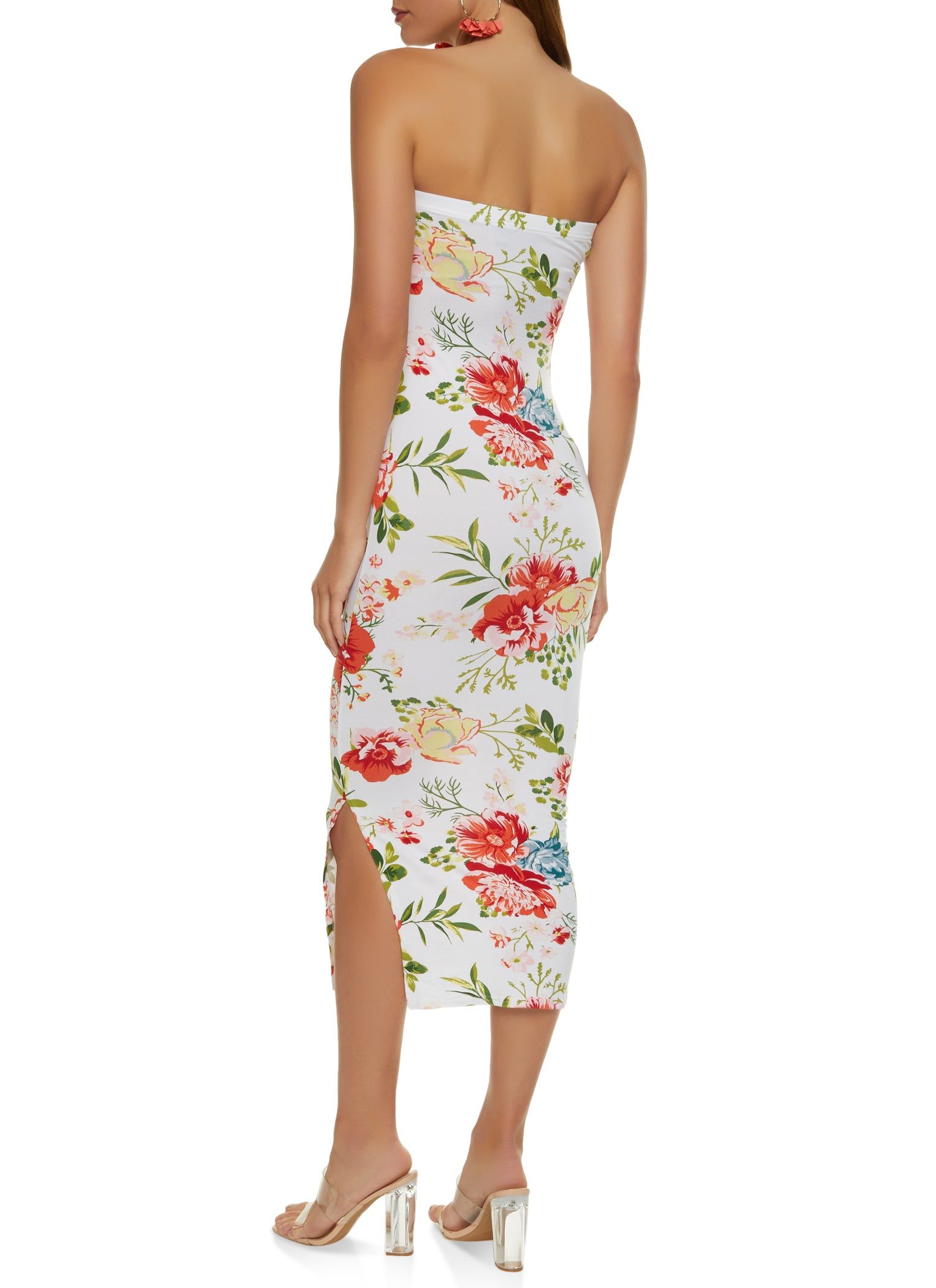 Floral Midi Tube Dress sold by Rainbow product image thumbnail 3