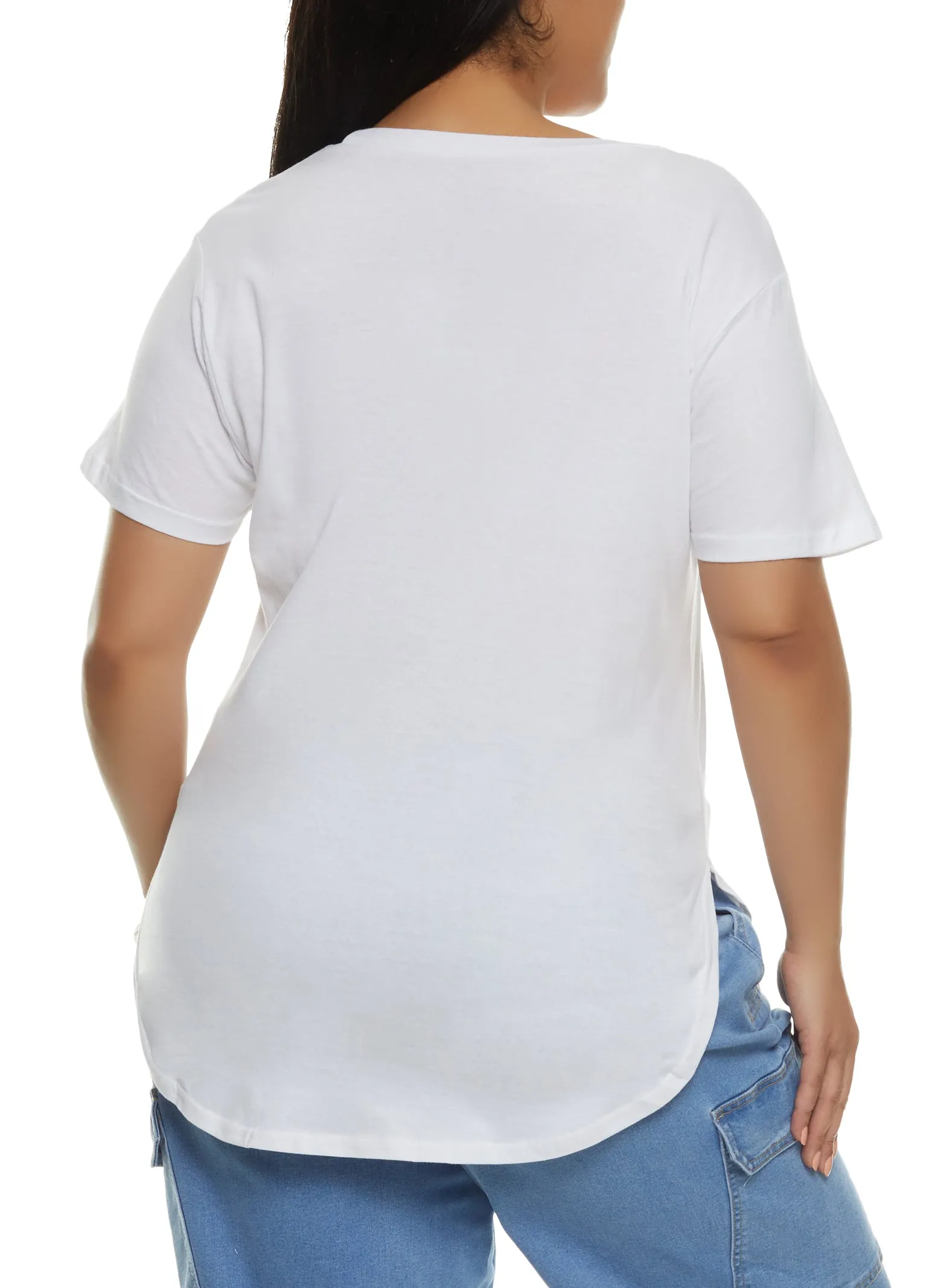 Plus Size Rhinestone Bear Graphic Tee sold by Rainbow product image thumbnail 2