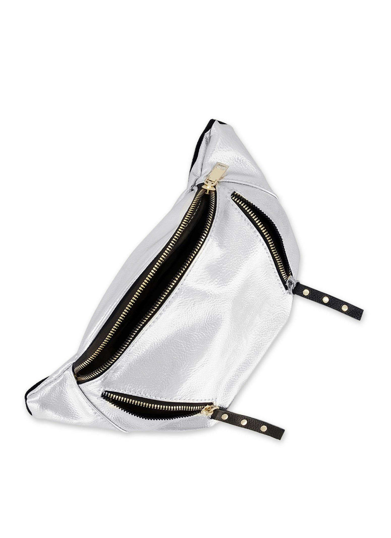 Triple Zip Studded Tab Fanny Pack sold by Rainbow product image thumbnail 3