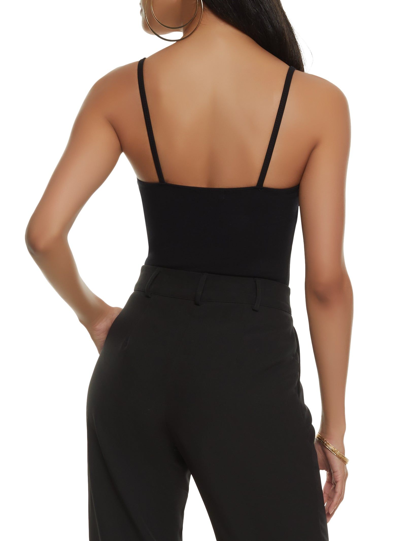 Seamless Body Contour Pintuck Cami Bodysuit sold by Rainbow product image thumbnail 3