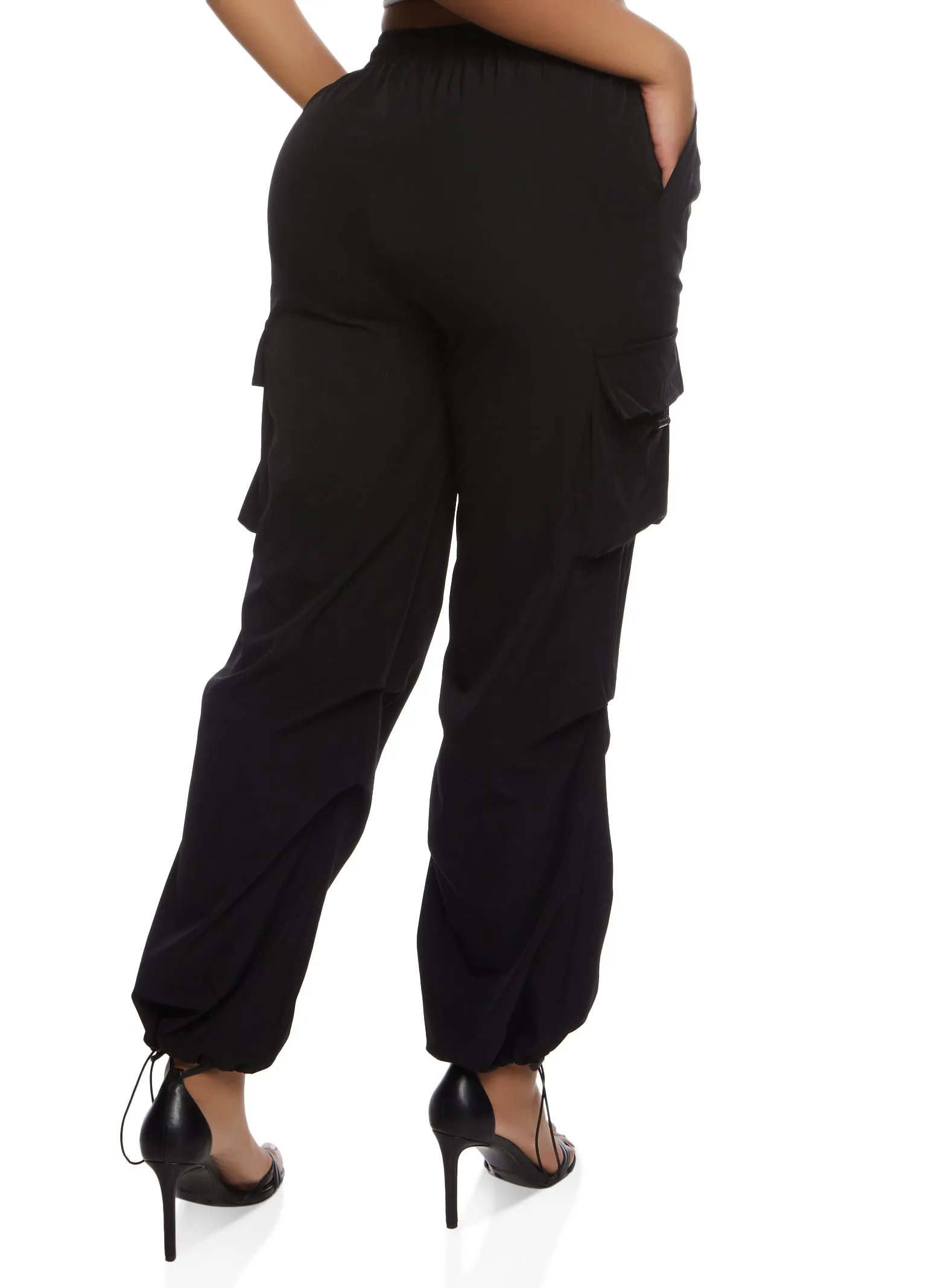 Toggle Drawstring Hem Cargo Pants sold by Rainbow product image thumbnail 3