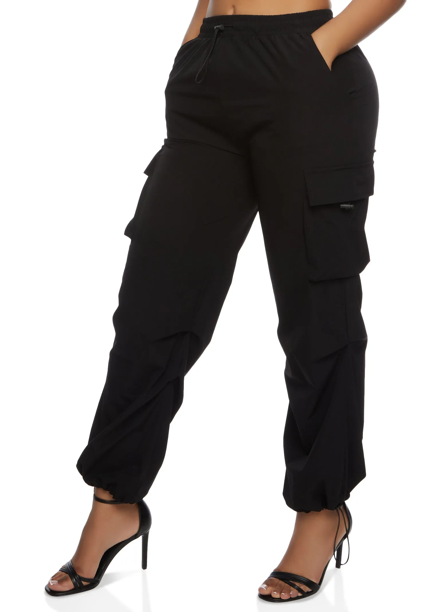 Toggle Drawstring Hem Cargo Pants sold by Rainbow product image thumbnail 2