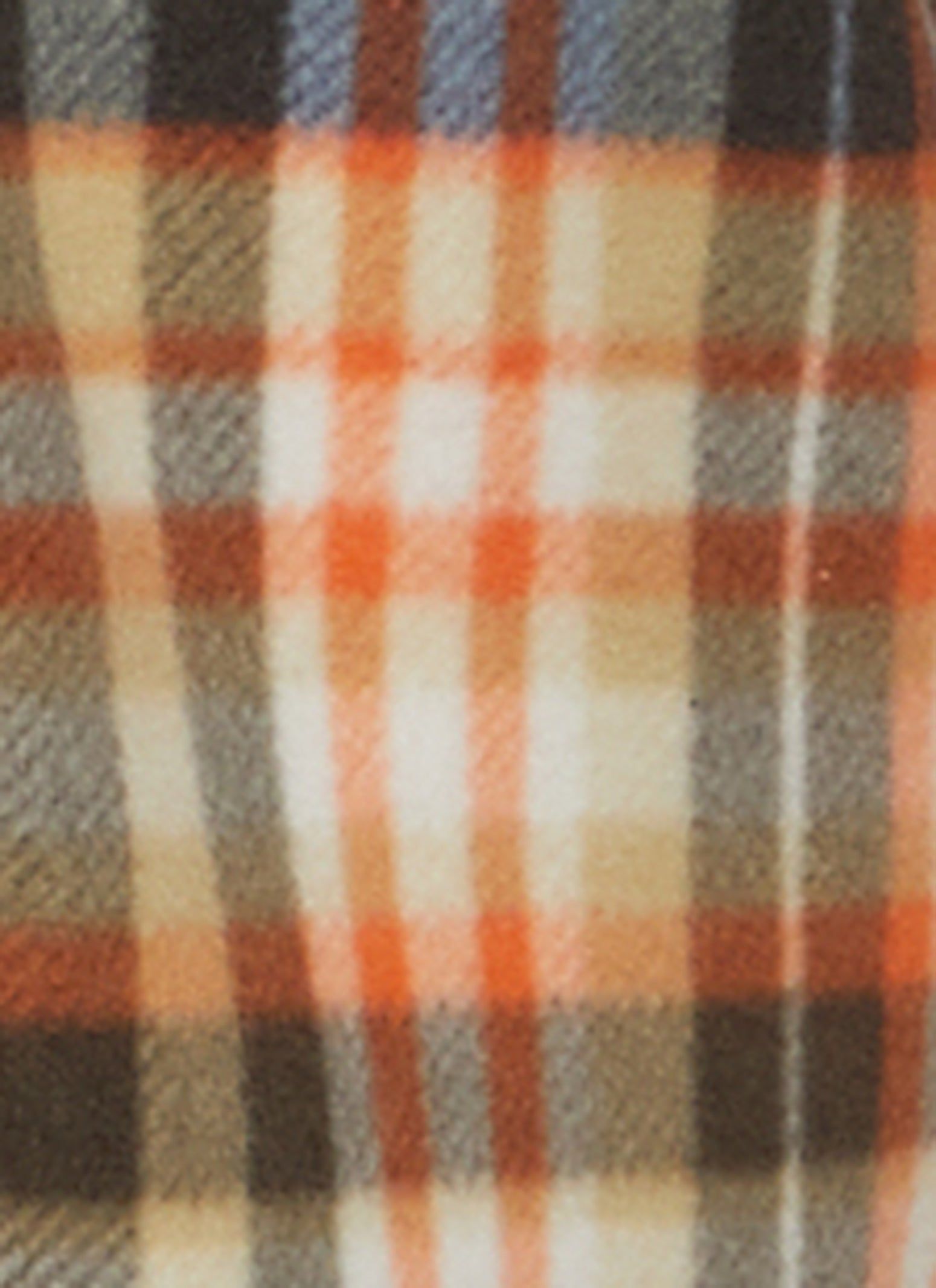 Plus Size Plaid Brushed Knit Sherpa Lined Longline Shacket sold by Rainbow product image thumbnail 4