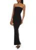 Haute Monde Back Slit Tube Maxi Dress sold by Rainbow