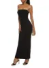 Haute Monde Back Slit Tube Maxi Dress sold by Rainbow