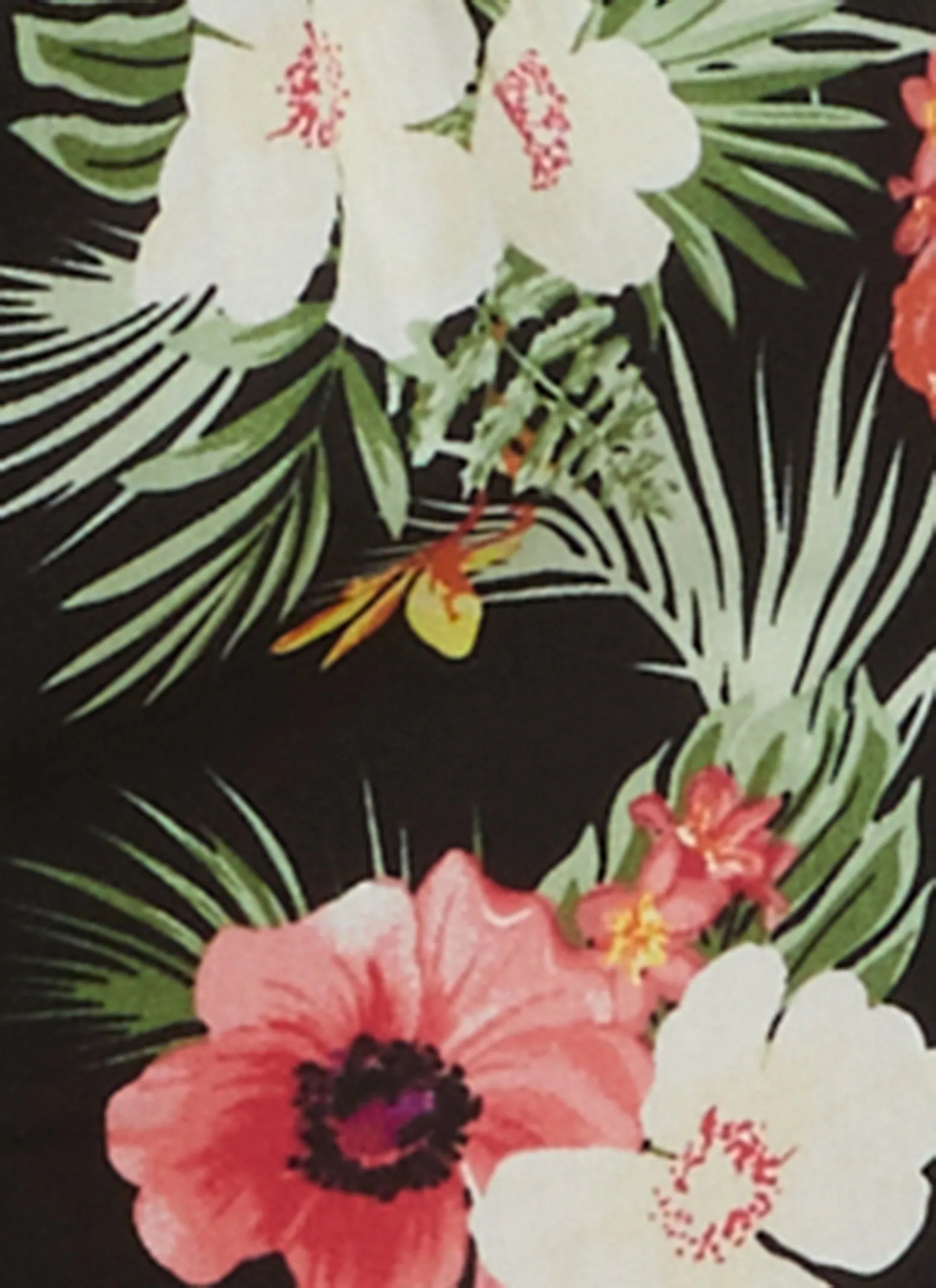 Plus Size Tropical Floral Print One Shoulder Top sold by Rainbow product image thumbnail 4