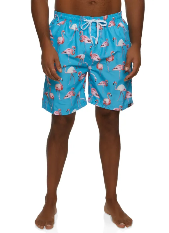 Mens Patterned Swim Trunks sold by Rainbow