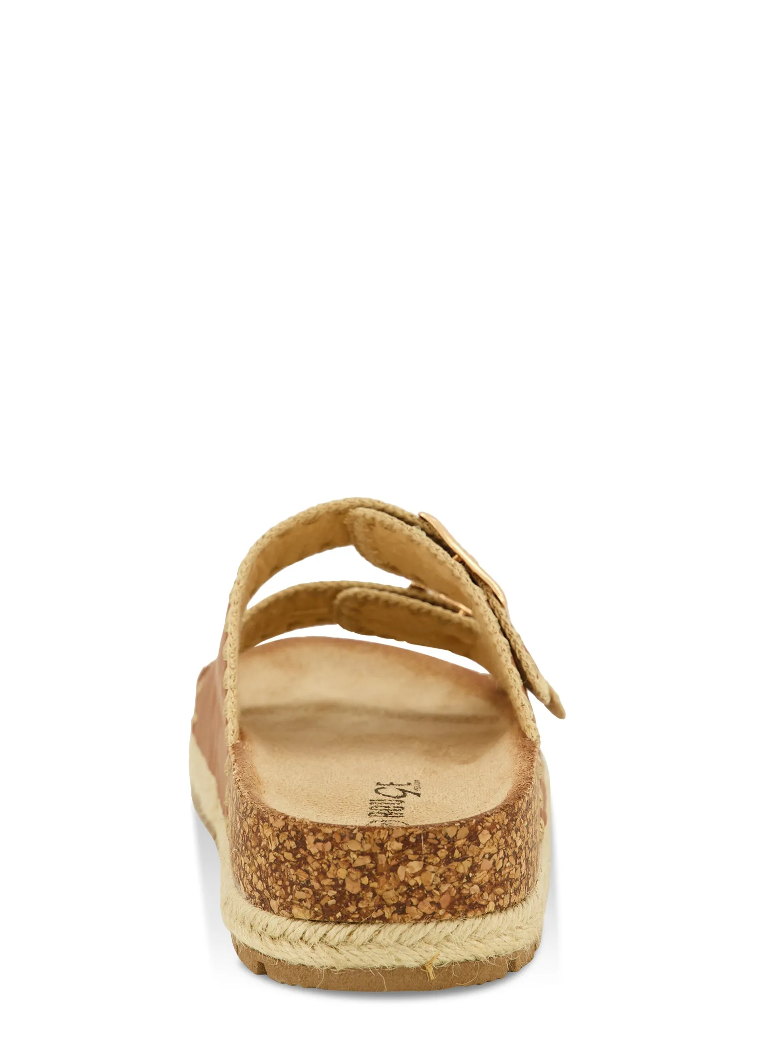 Espadrille Cork Platform Footbed Sandals sold by Rainbow product image thumbnail 3