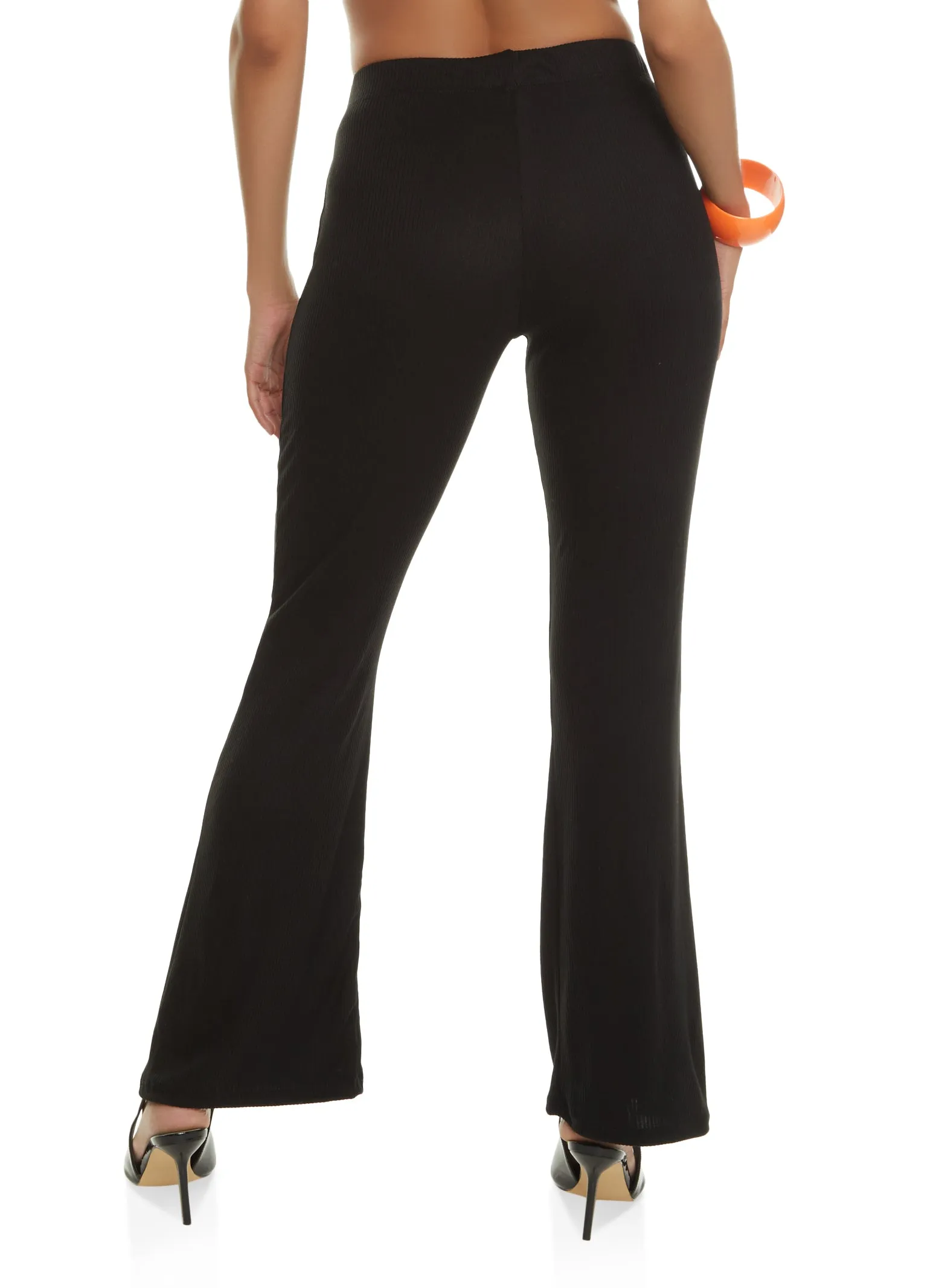 Ribbed Knit Boot Cut Pants sold by Rainbow product image thumbnail 2