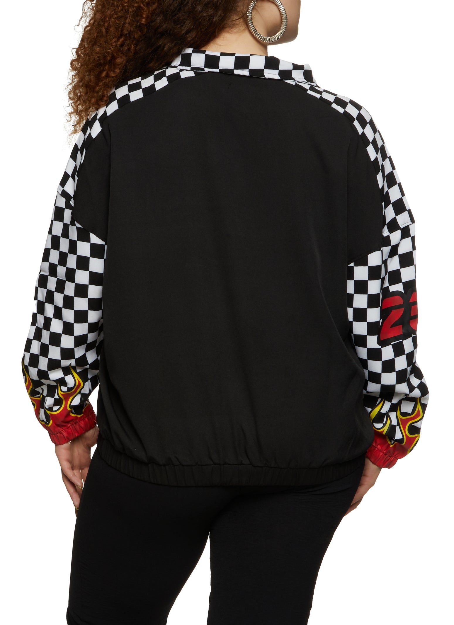 Plus Size Zip Neck Legend Graphic Sweatshirt sold by Rainbow product image thumbnail 2