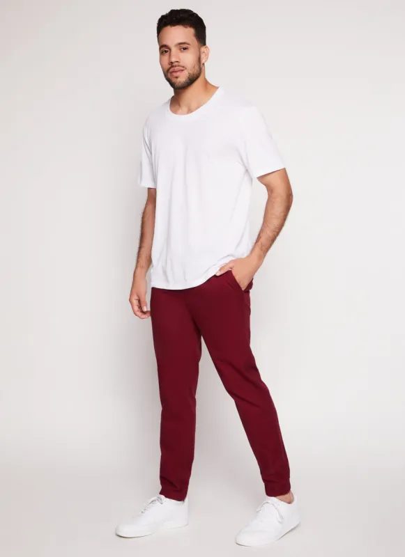 Mens Twill Drawstring Stretch Joggers sold by Rainbow