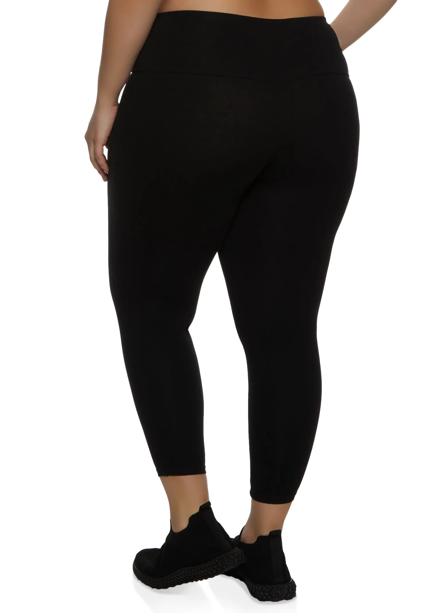 Plus Size Basic Waistband Leggings sold by Rainbow product image thumbnail 2