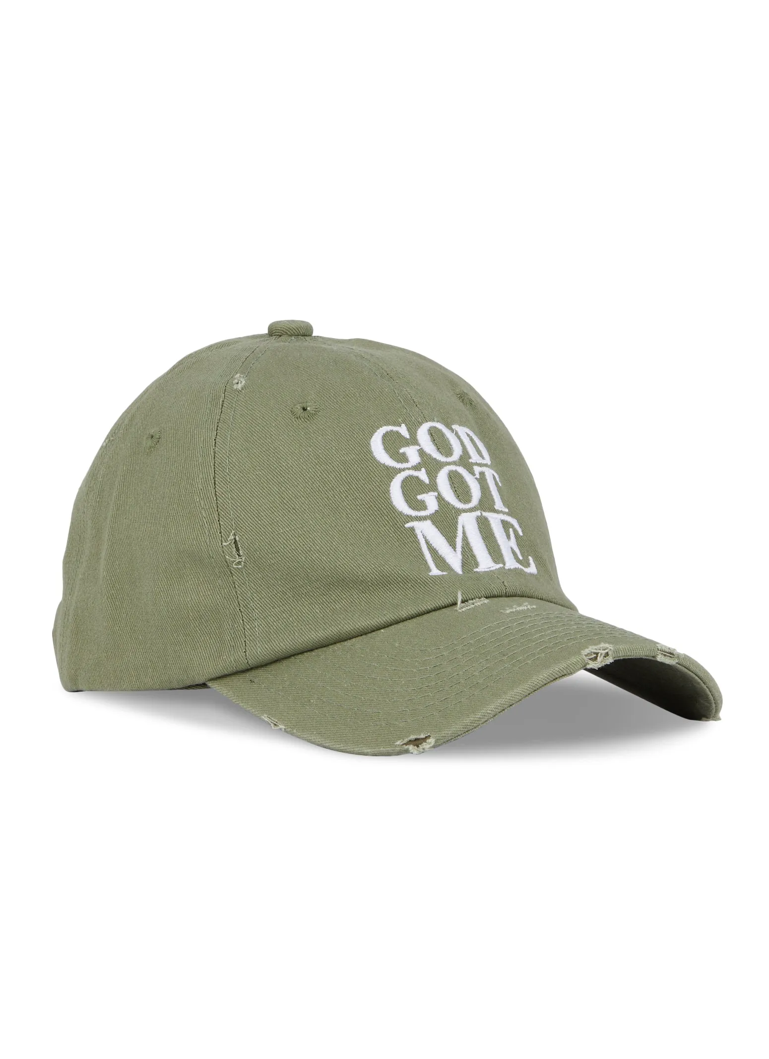 God Got Me Embroidered Baseball Cap sold by Rainbow product image thumbnail 2