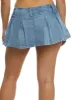 Almost Famous Denim Pleated Skort sold by Rainbow