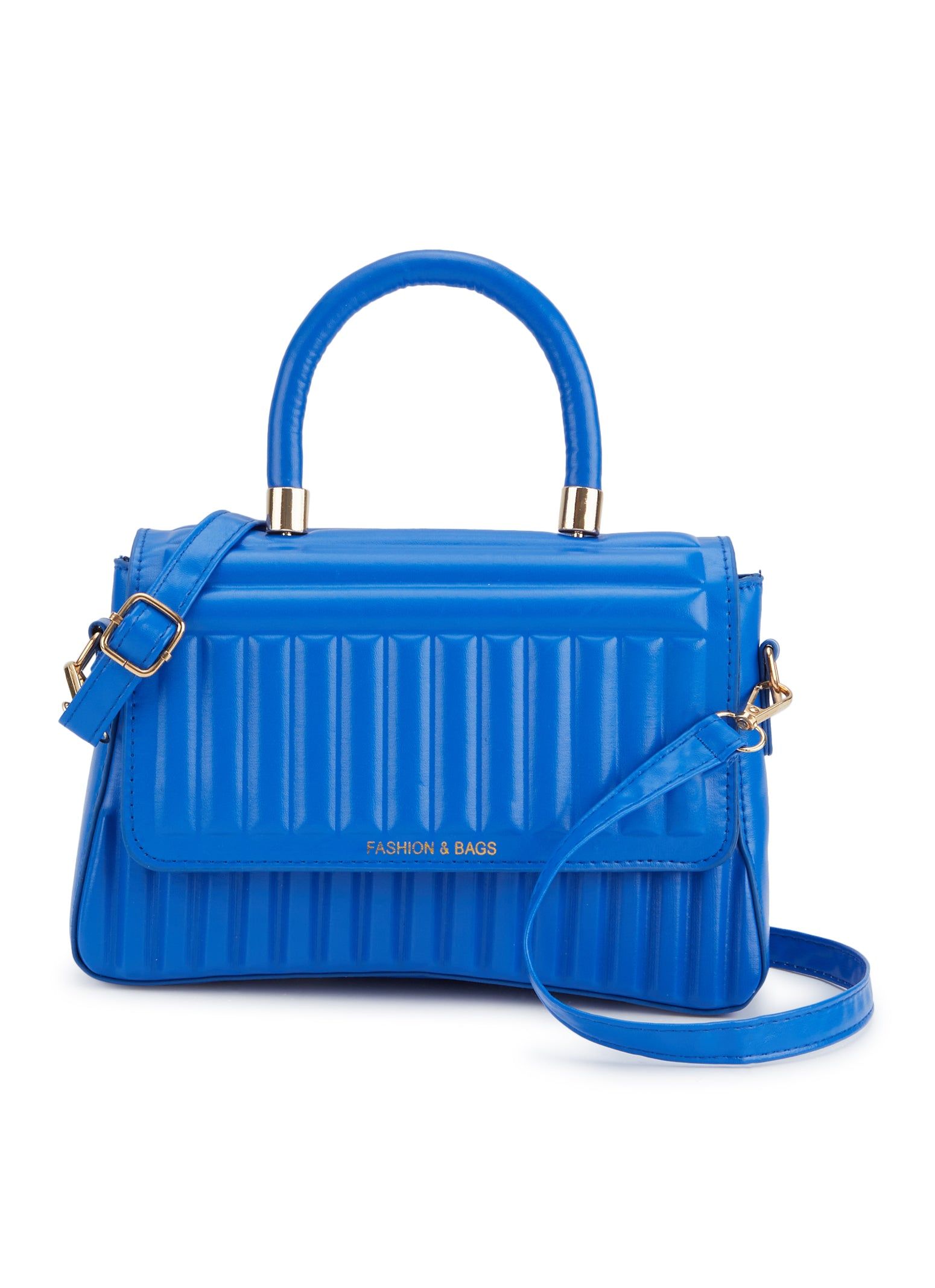 Faux Leather Quilted Flap Crossbody Bag sold by Rainbow product image thumbnail 2