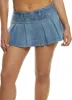 Almost Famous Denim Pleated Skort sold by Rainbow
