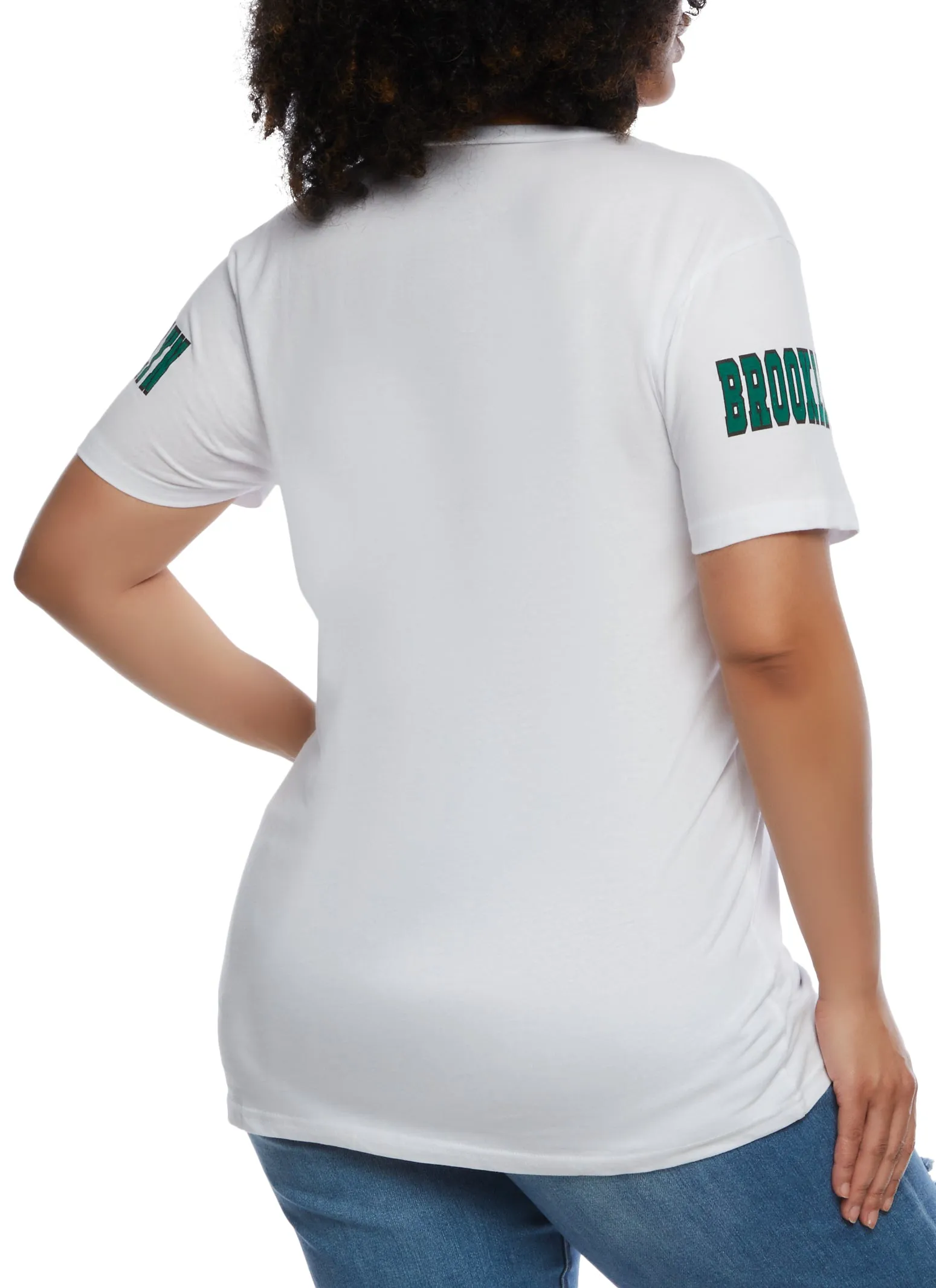 Plus Size 1898 Brooklyn New York Notch Neck Tee sold by Rainbow product image thumbnail 3