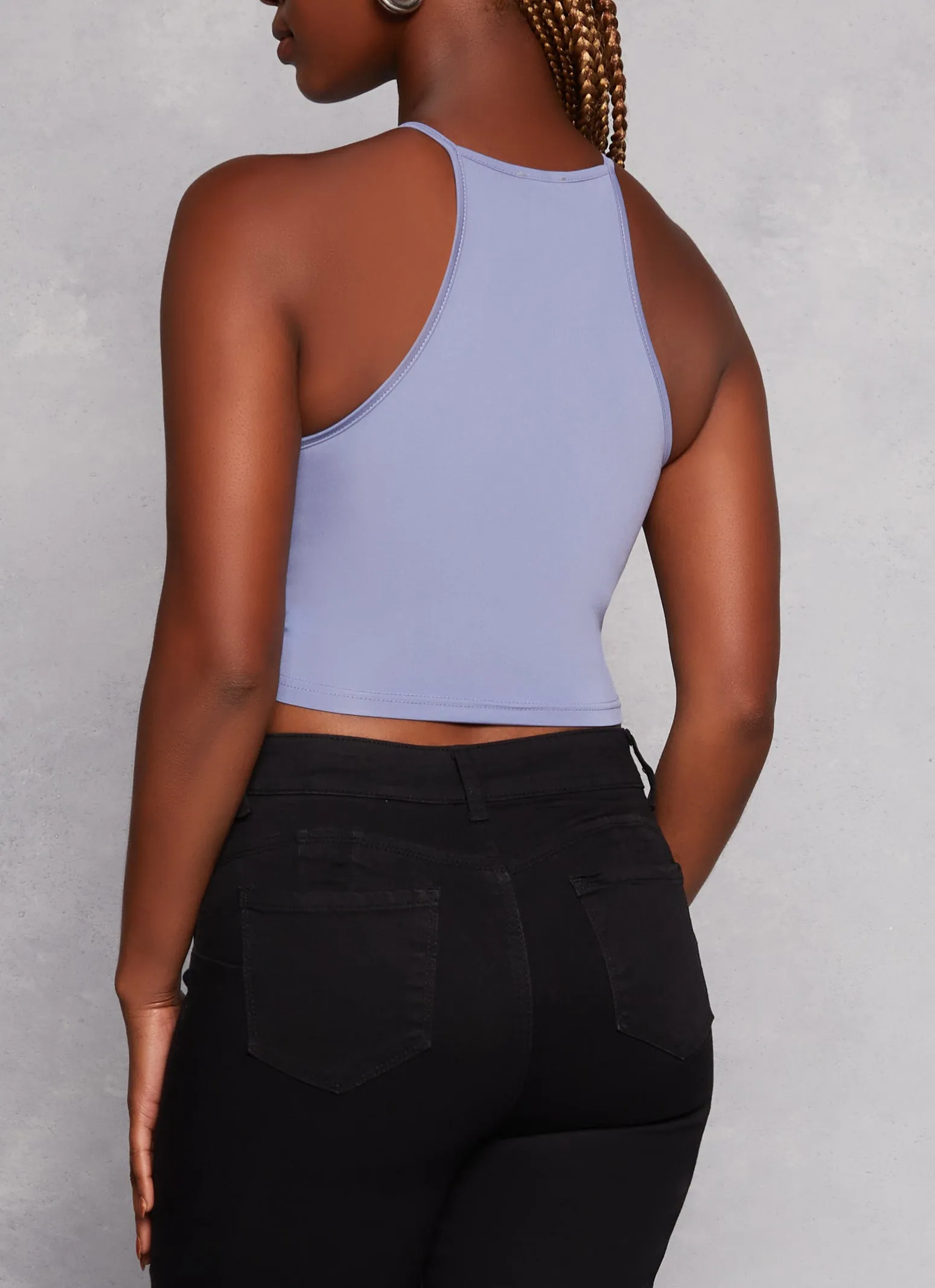 Daisy High Neck Cropped Cami sold by Rainbow product image thumbnail 3