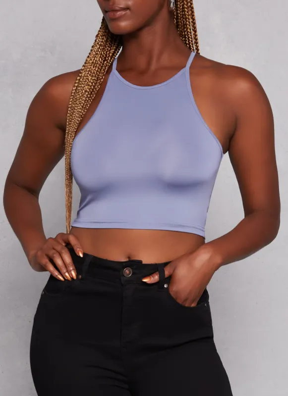 Daisy High Neck Cropped Cami sold by Rainbow