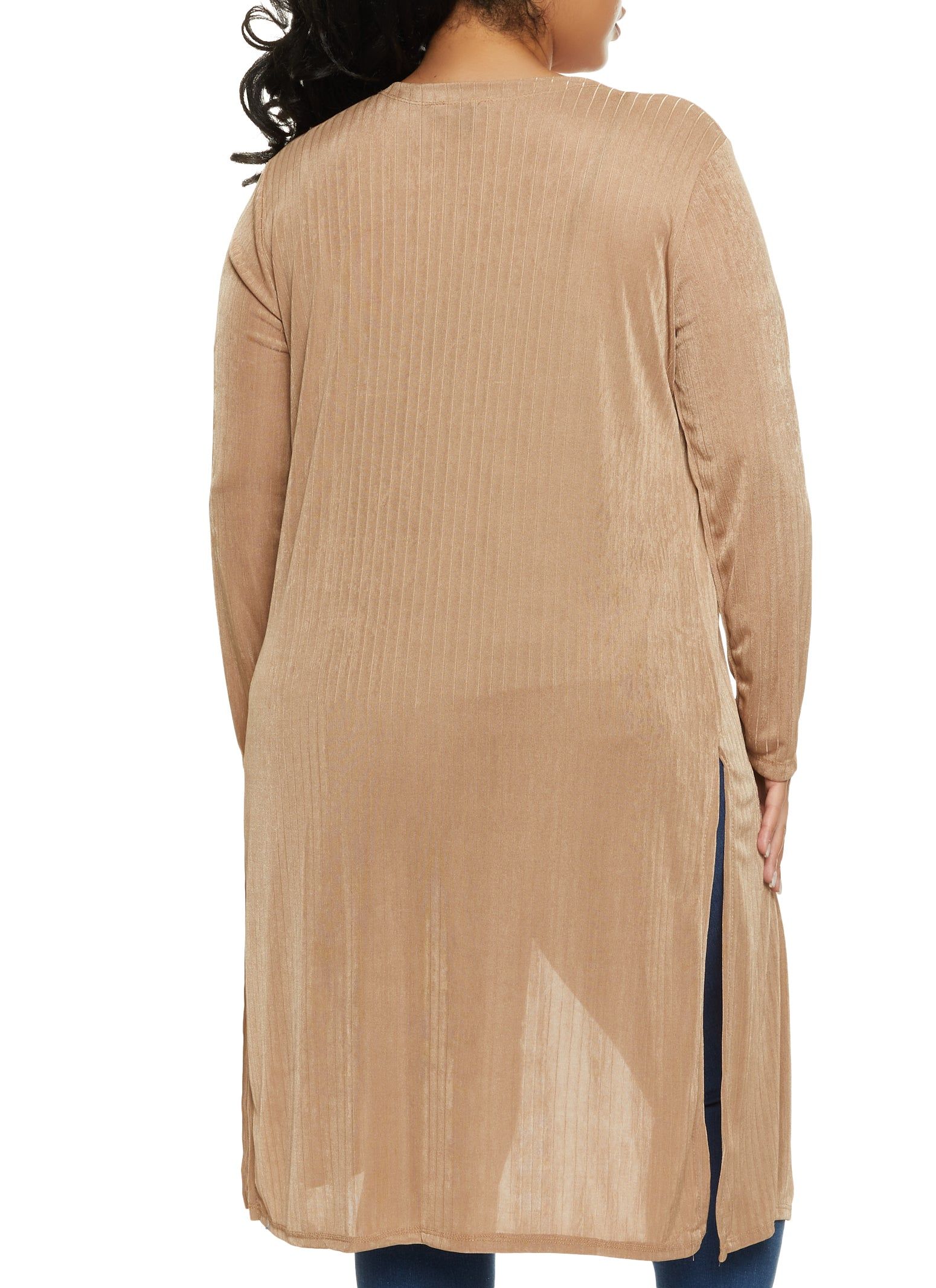 Plus Size Shimmer Knit Duster sold by Rainbow product image thumbnail 2