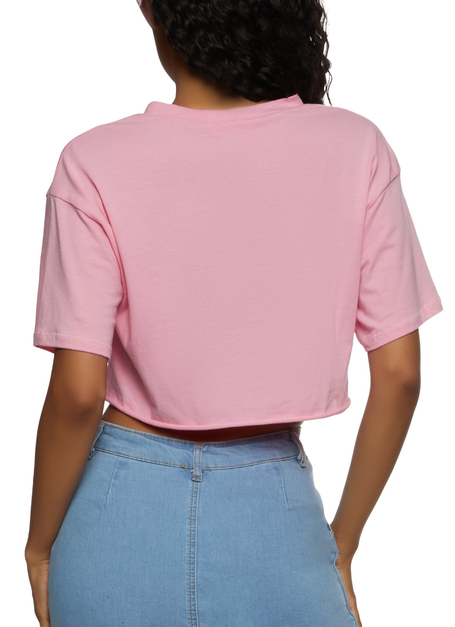 Nashville Guitar Cropped Graphic Tee sold by Rainbow product image thumbnail 2