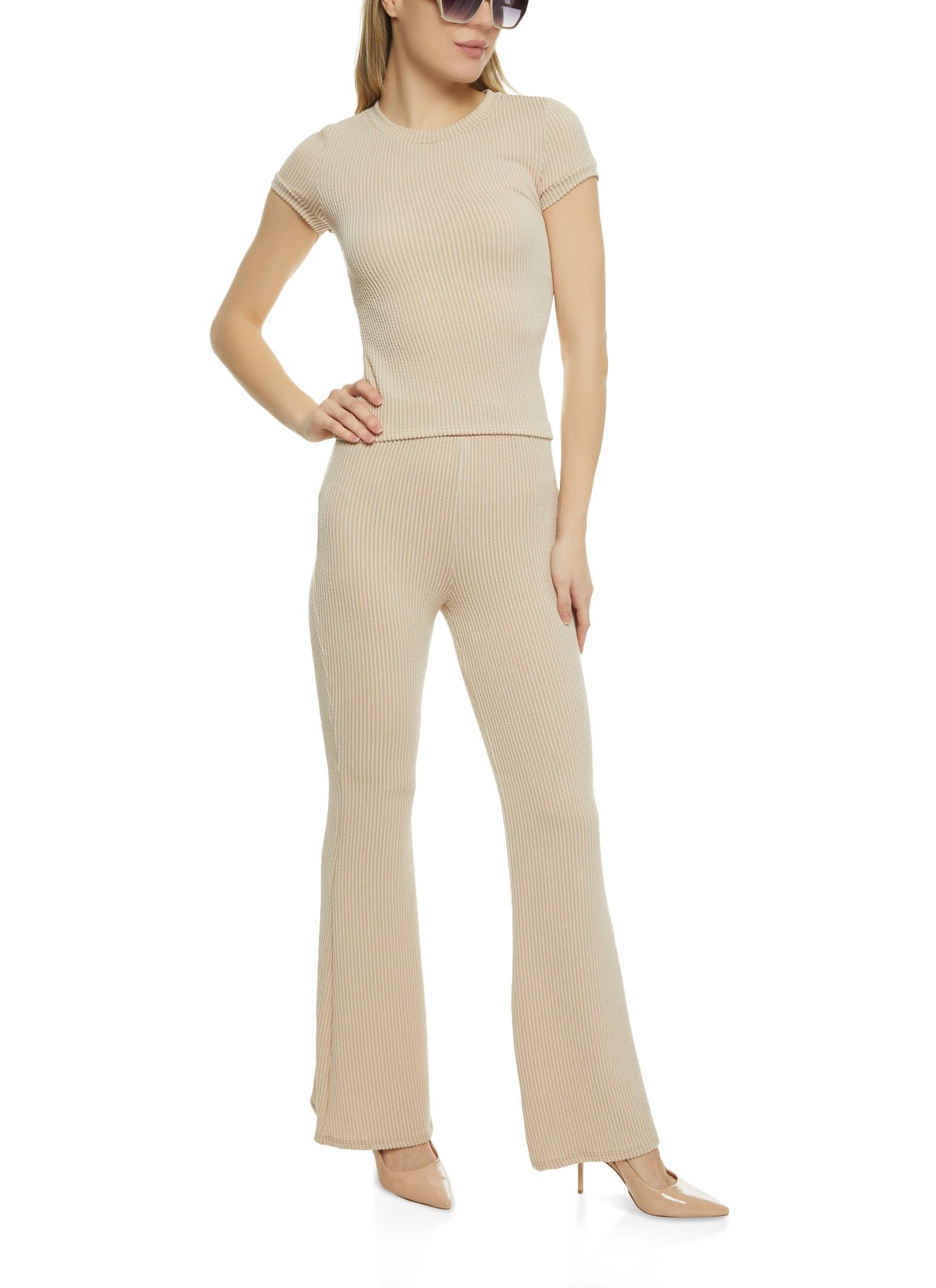 Ribbed Crew Neck Top sold by Rainbow product image thumbnail 2