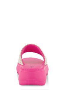 Rhinestone Band Lug Sole Slide Sandals sold by Rainbow