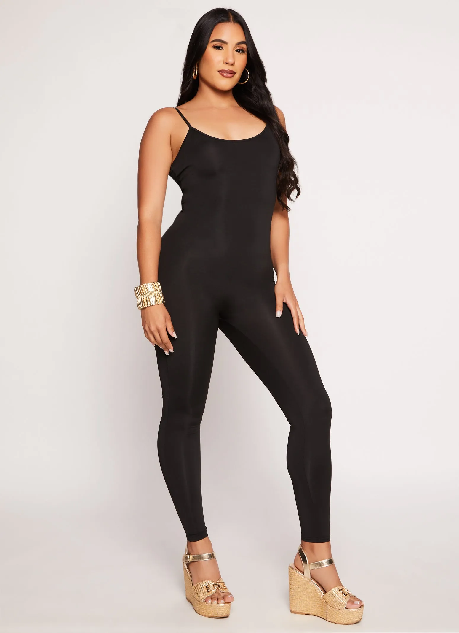 Daisy Scoop Neck Cami Jumpsuit sold by Rainbow