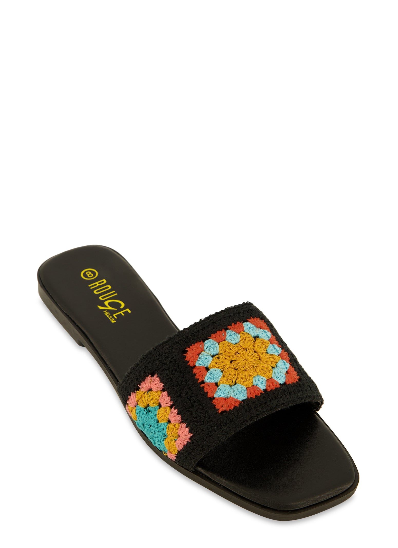 Crochet Band Slide Sandals sold by Rainbow