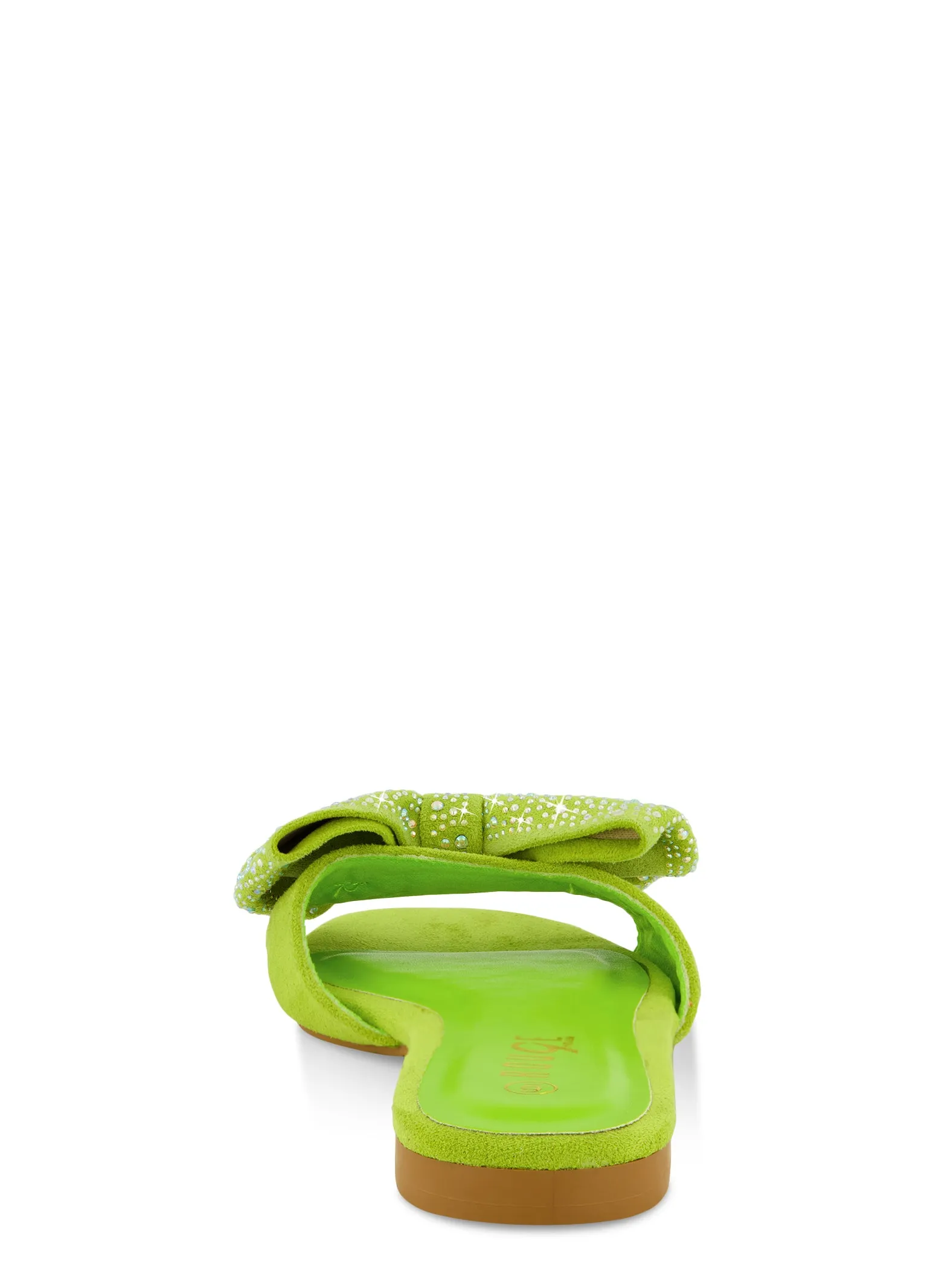 Rhinestone Bow Flat Sandals sold by Rainbow product image thumbnail 3