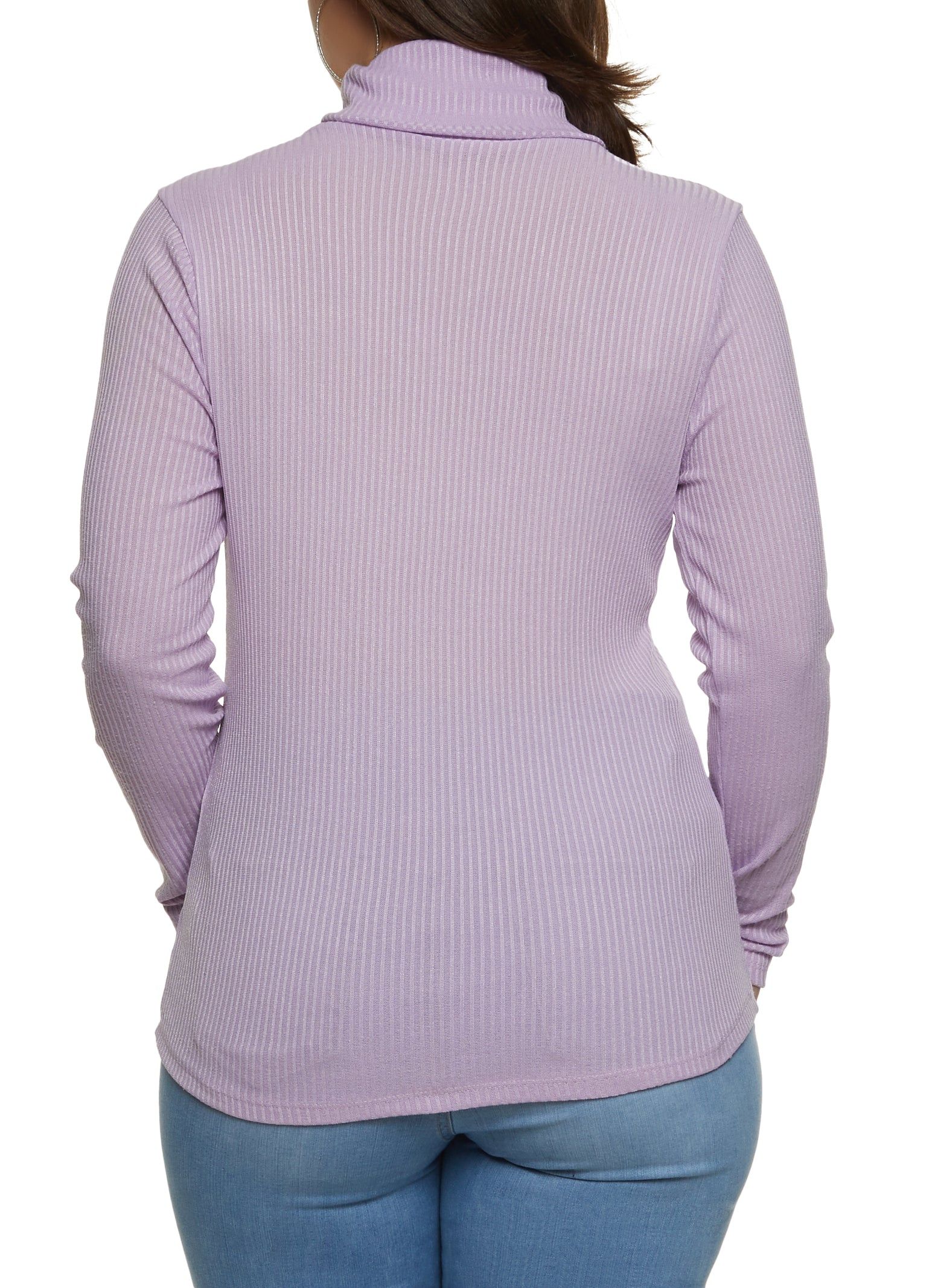Plus Size Ribbed Turtleneck Top sold by Rainbow product image thumbnail 2