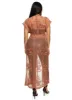Haute Monde Floral Lace Tie Front Kimono sold by Rainbow