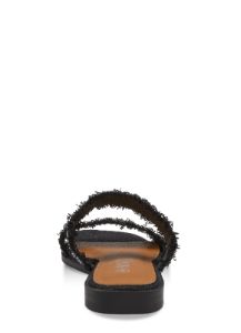 Denim Rhinestone Double Strap Slide Sandals sold by Rainbow