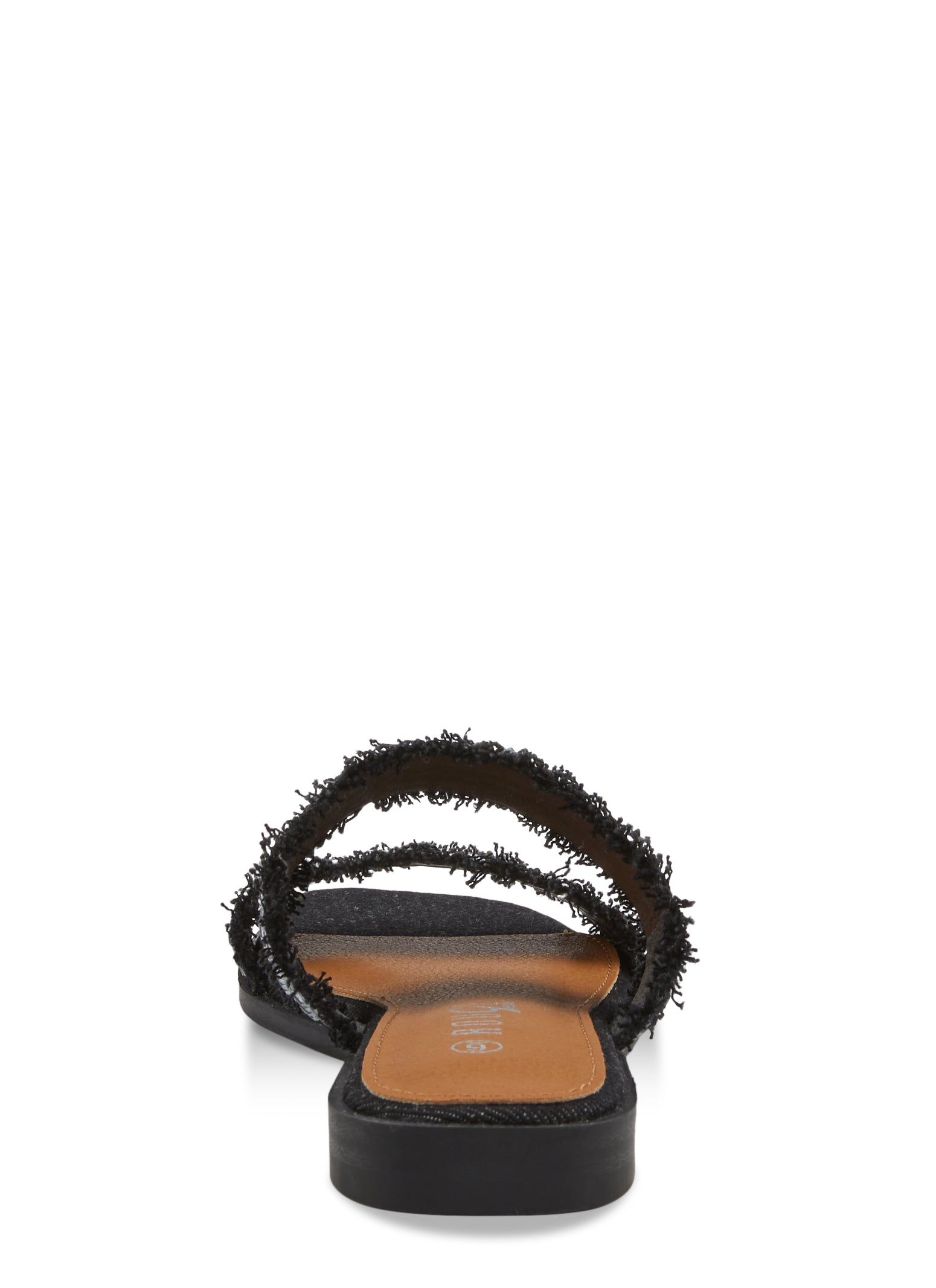 Denim Rhinestone Double Strap Slide Sandals sold by Rainbow product image thumbnail 3