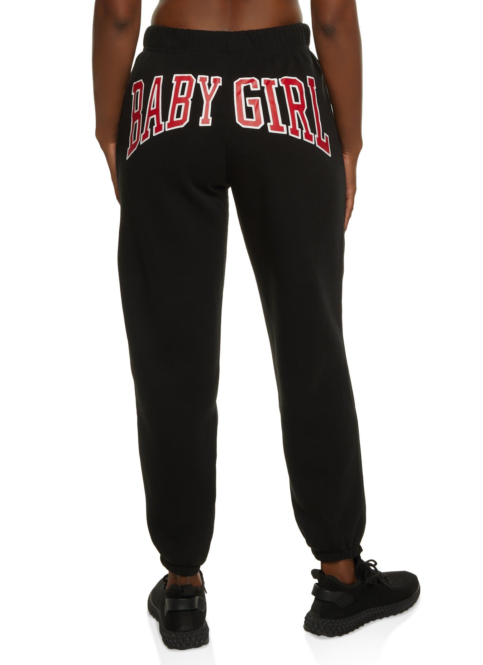 Baby Girl Varsity Graphic Joggers sold by Rainbow