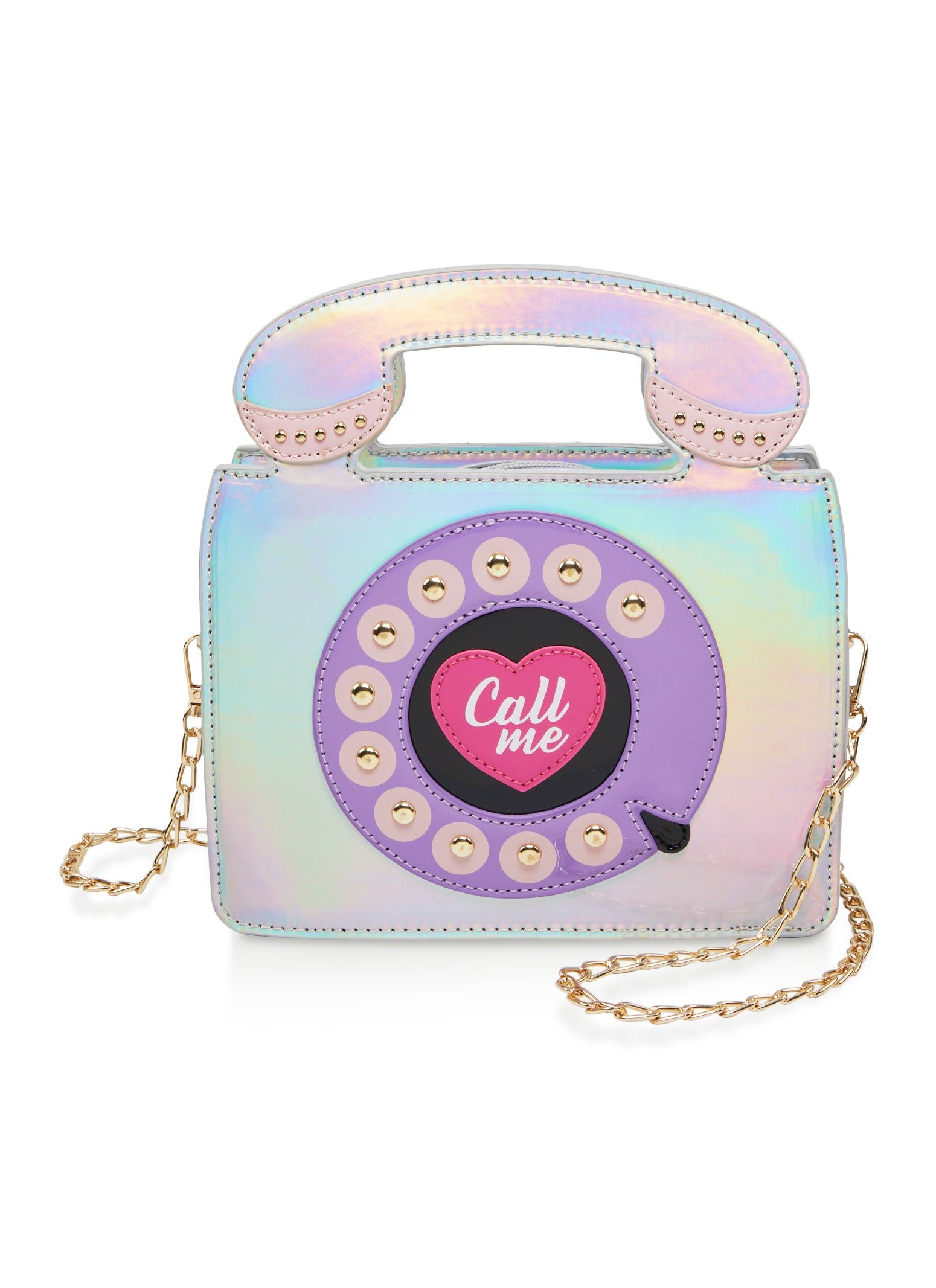 Iridescent Telephone Crossbody Bag sold by Rainbow product image thumbnail 2