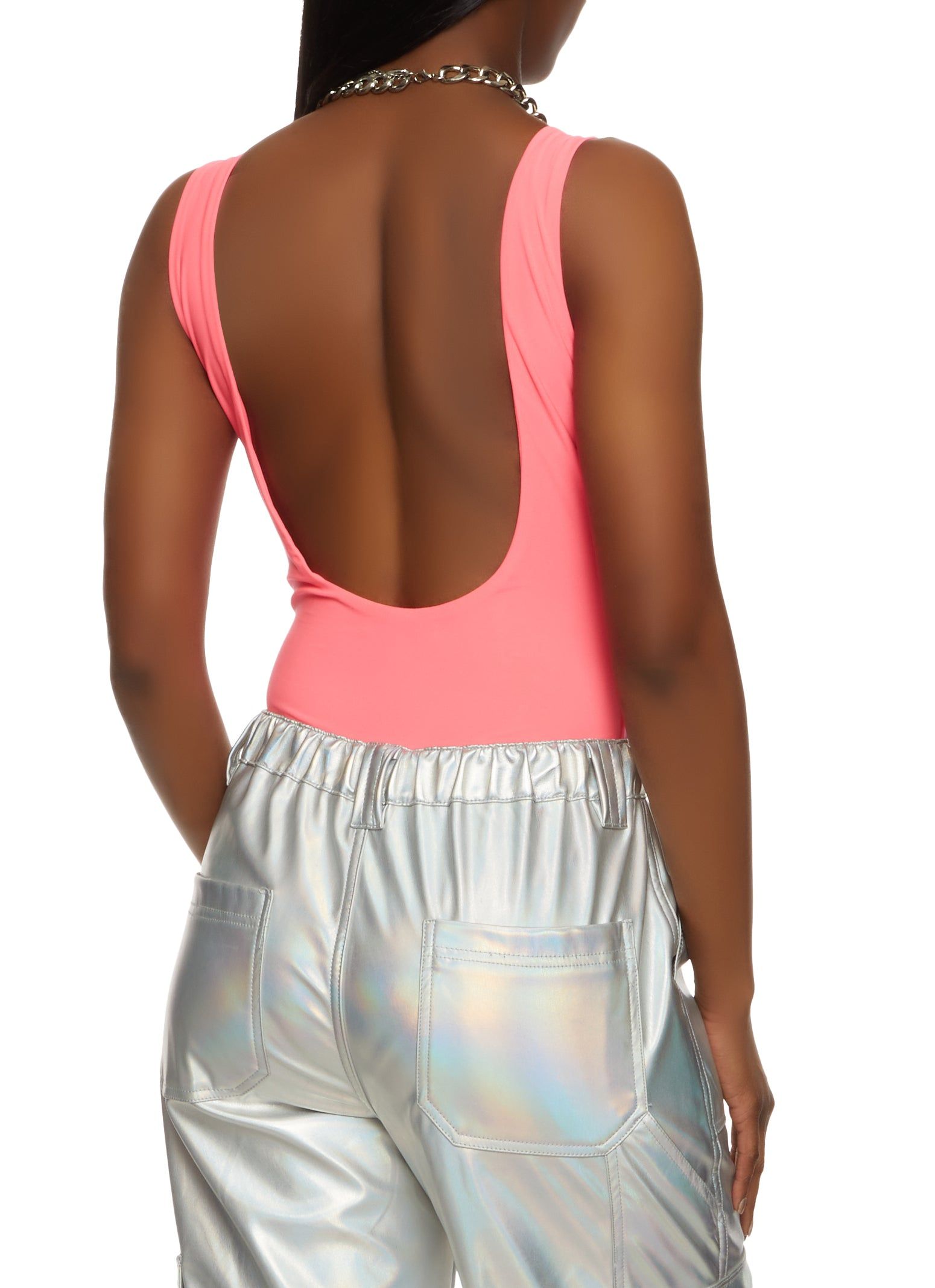 Haute Monde Square Neck Backless Bodysuit sold by Rainbow product image thumbnail 3