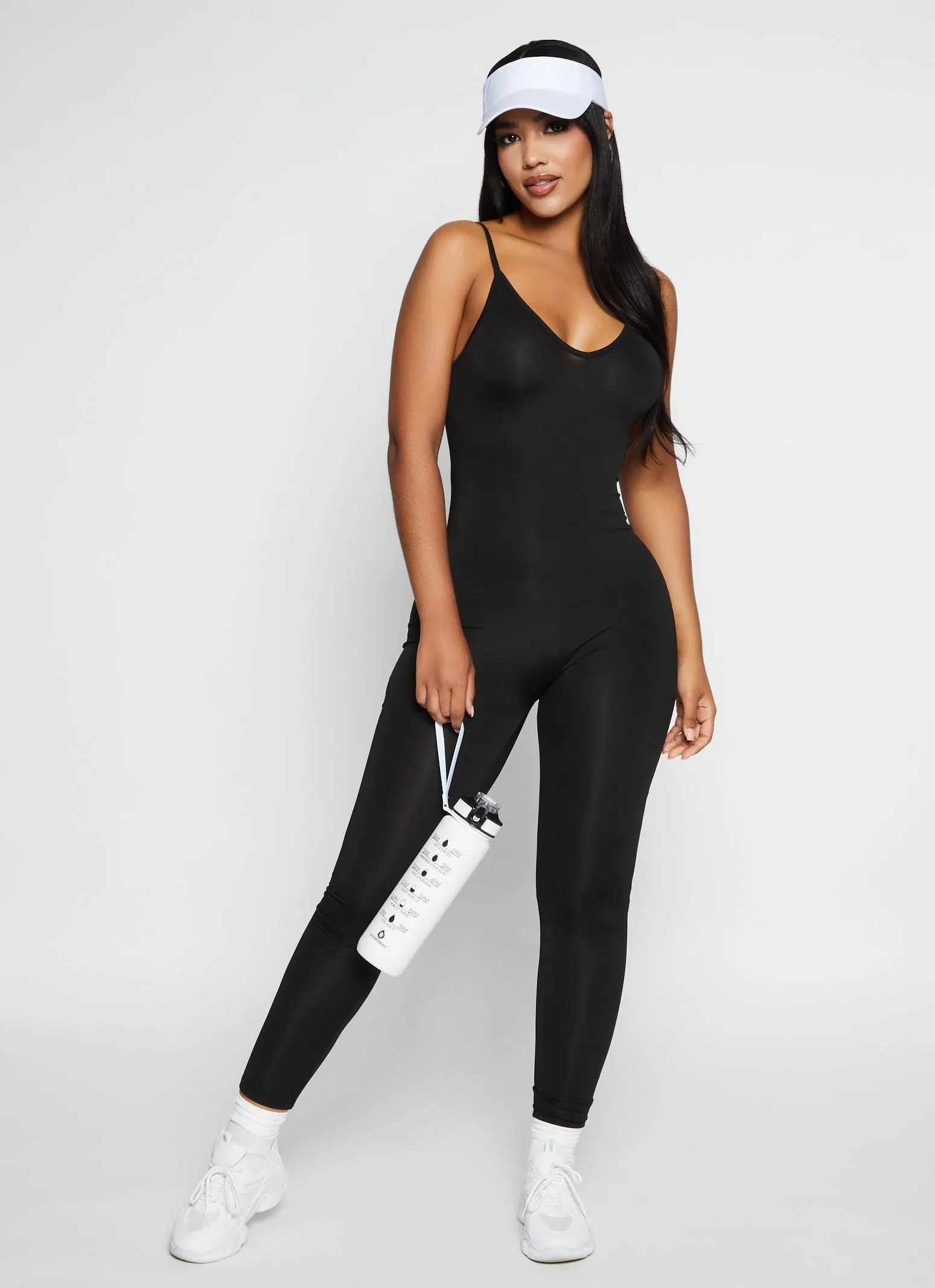 Seamless V Neck Cami Jumpsuit sold by Rainbow