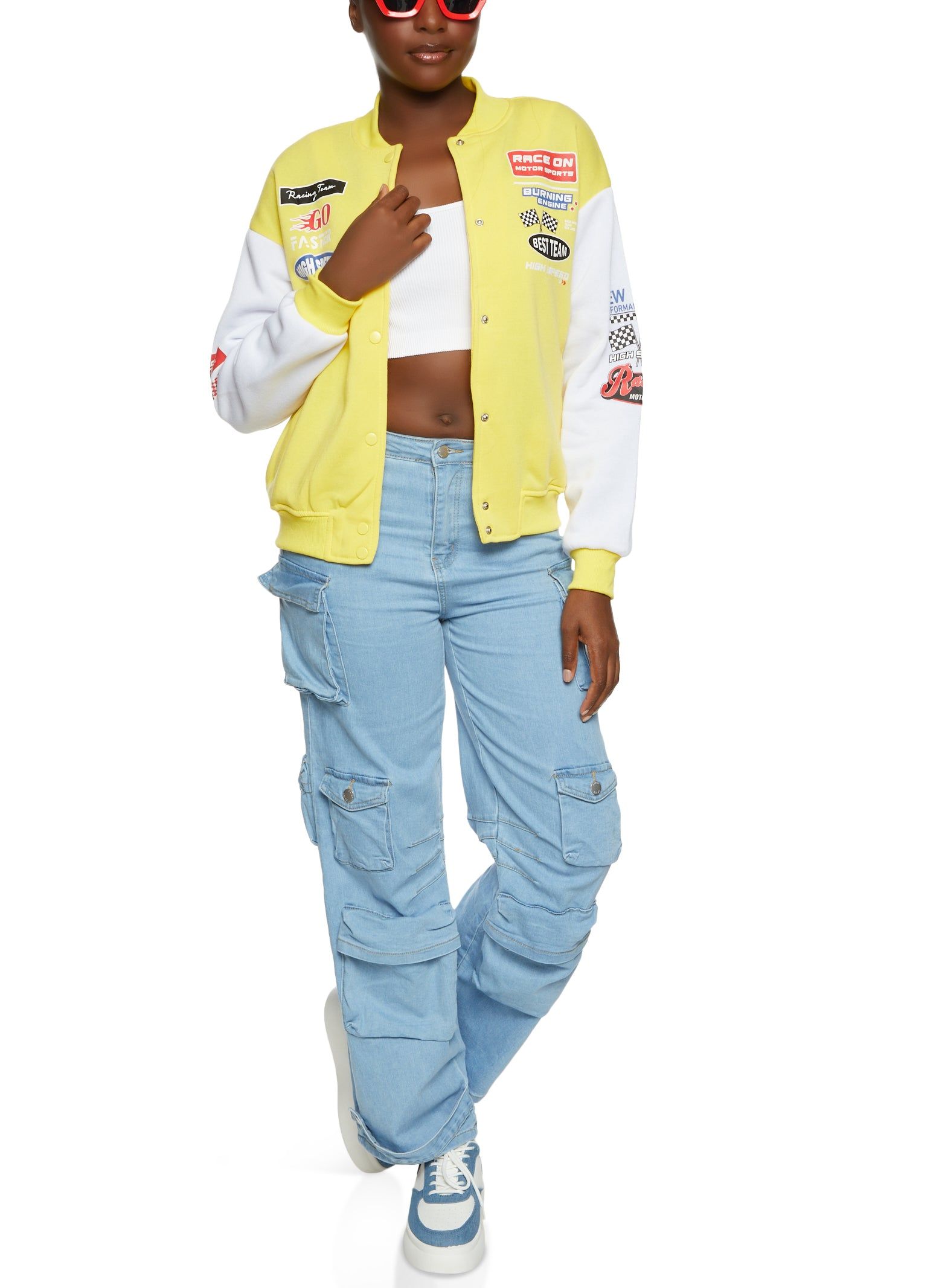 Street Racing Bomber Jacket sold by Rainbow product image thumbnail 2