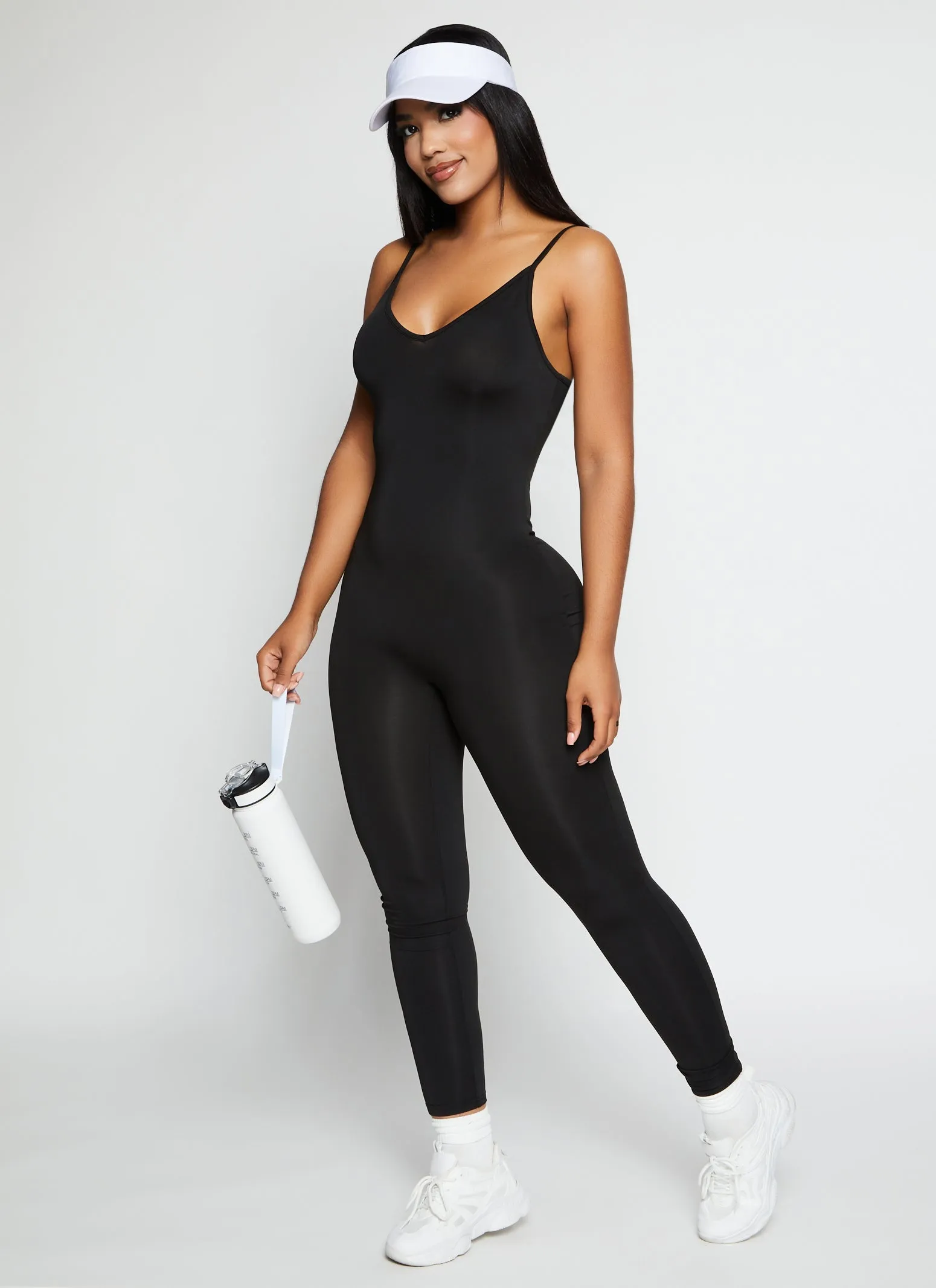 Seamless V Neck Cami Jumpsuit sold by Rainbow product image thumbnail 2