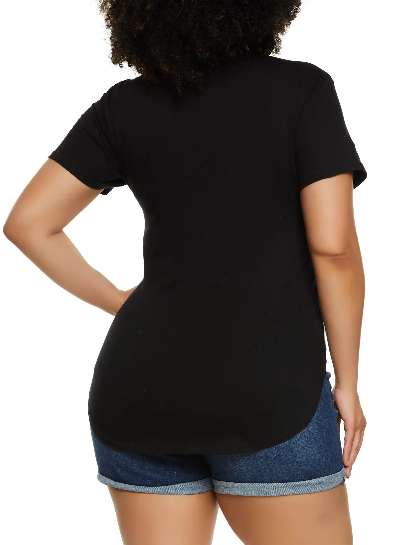 Plus Size Melanin Drip Graphic Tee sold by Rainbow product image thumbnail 3